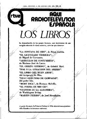 ABC MADRID 03-01-1974 página 42