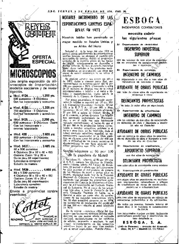 ABC MADRID 03-01-1974 página 66