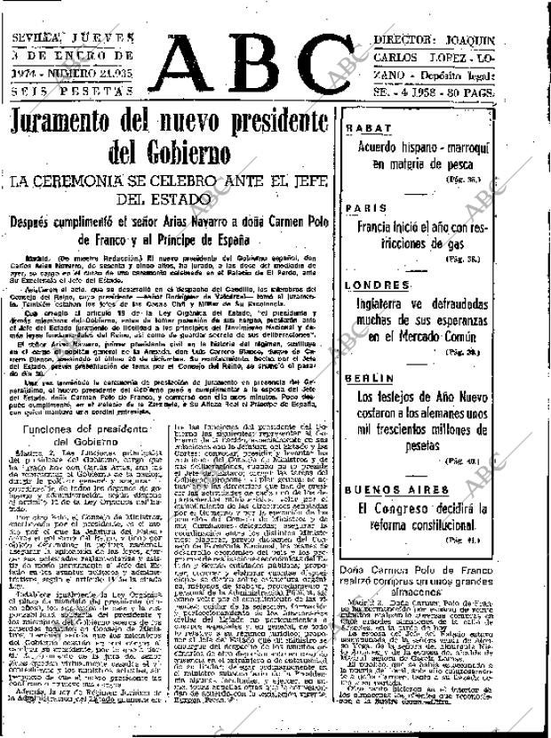 ABC SEVILLA 03-01-1974 página 31