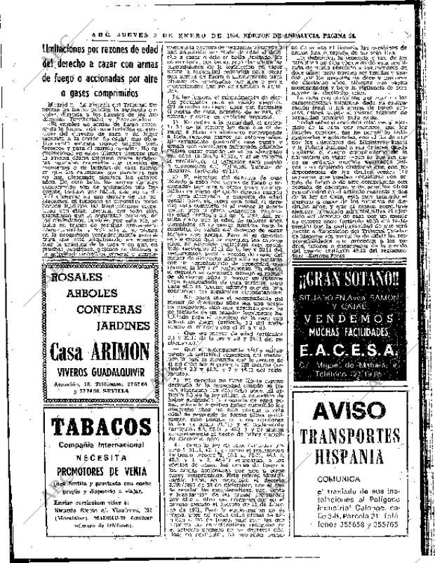 ABC SEVILLA 03-01-1974 página 34