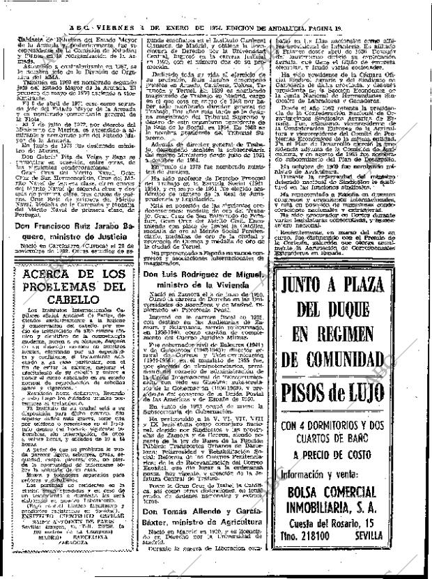 ABC SEVILLA 04-01-1974 página 19