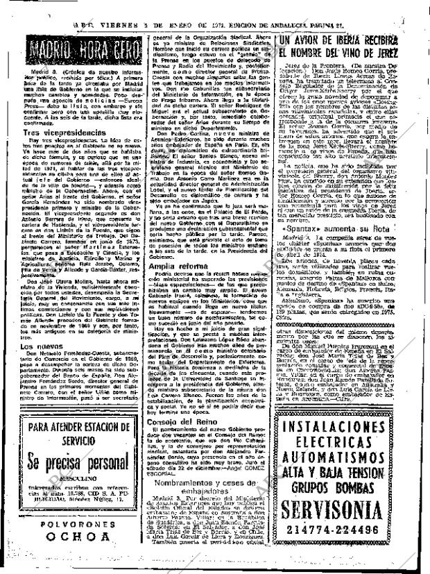 ABC SEVILLA 04-01-1974 página 21