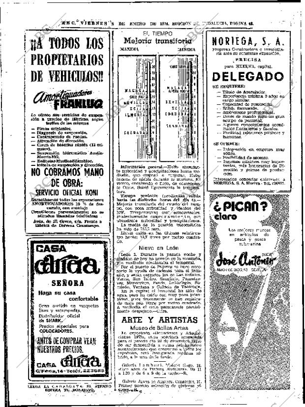 ABC SEVILLA 04-01-1974 página 48