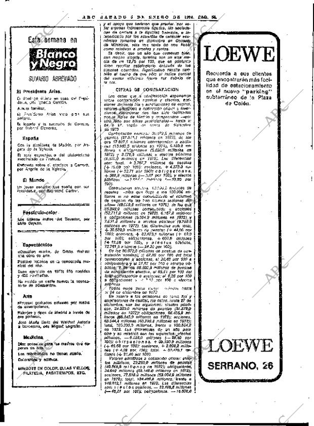 ABC MADRID 05-01-1974 página 52