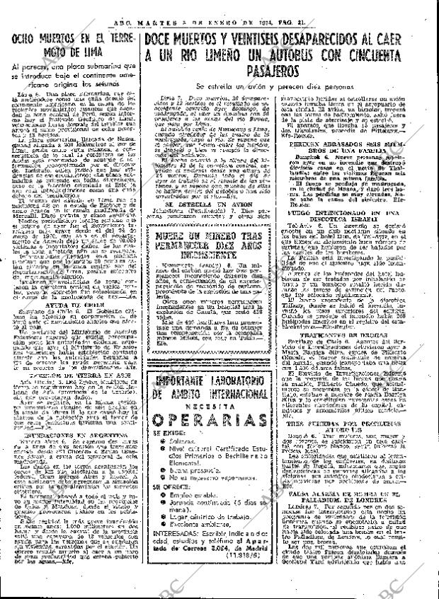 ABC MADRID 08-01-1974 página 27