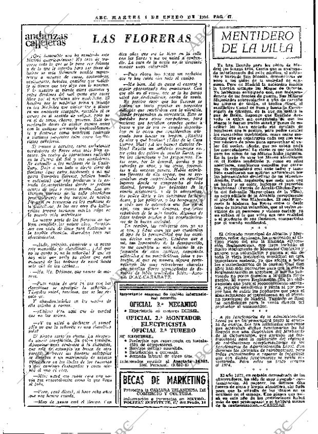 ABC MADRID 08-01-1974 página 43