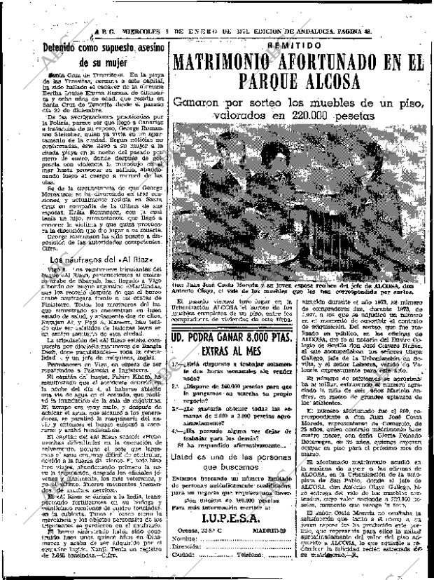 ABC SEVILLA 09-01-1974 página 48