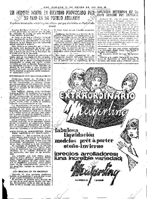 ABC MADRID 12-01-1974 página 45