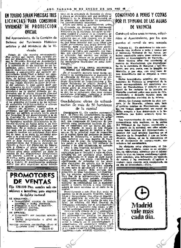 ABC MADRID 12-01-1974 página 48