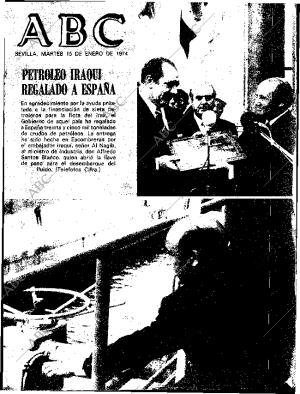 ABC SEVILLA 15-01-1974 página 1