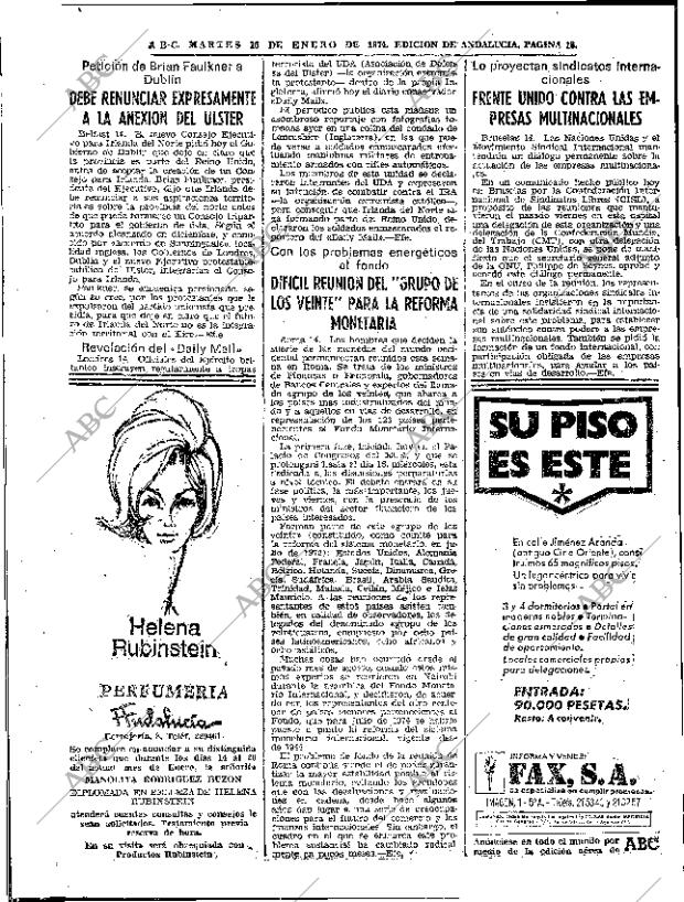 ABC SEVILLA 15-01-1974 página 18