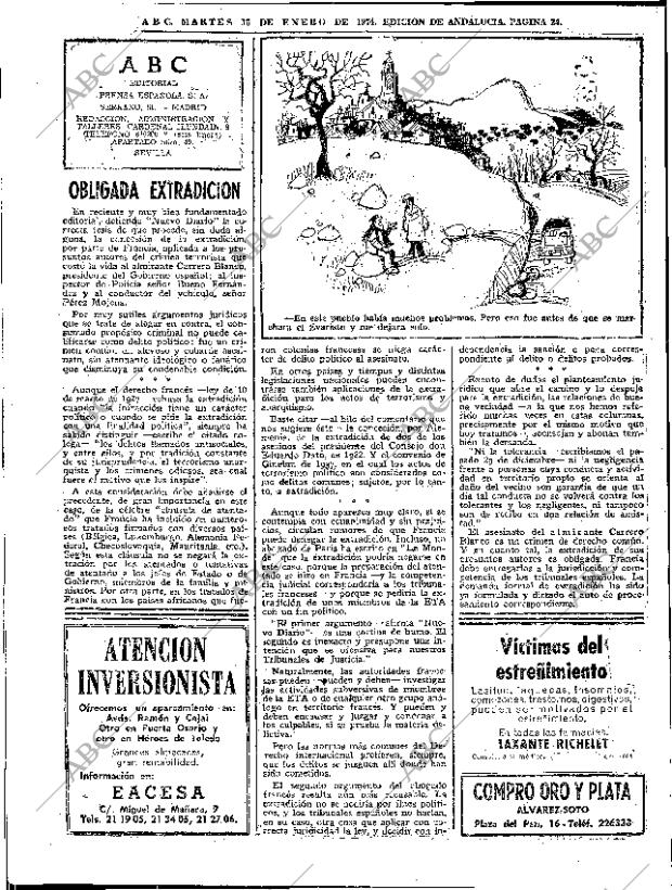 ABC SEVILLA 15-01-1974 página 24