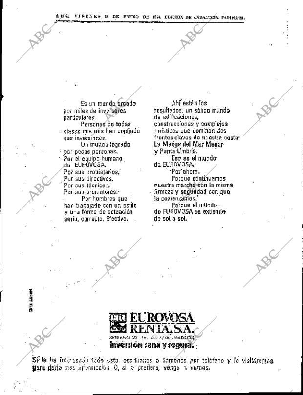 ABC SEVILLA 18-01-1974 página 29