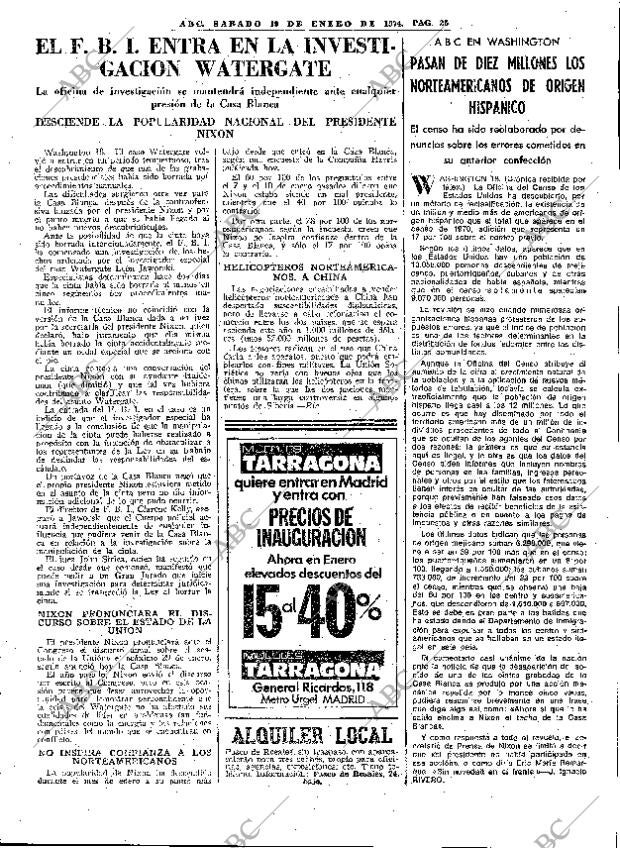 ABC MADRID 19-01-1974 página 21