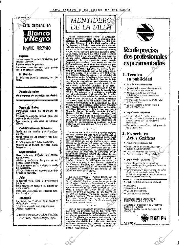 ABC MADRID 19-01-1974 página 36