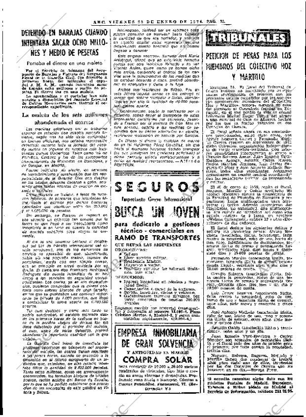 ABC MADRID 25-01-1974 página 32