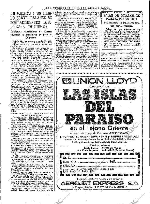 ABC MADRID 25-01-1974 página 35