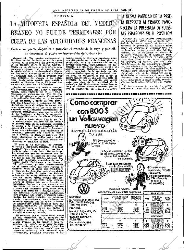 ABC MADRID 25-01-1974 página 37