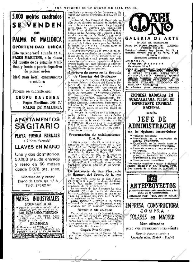 ABC MADRID 25-01-1974 página 44