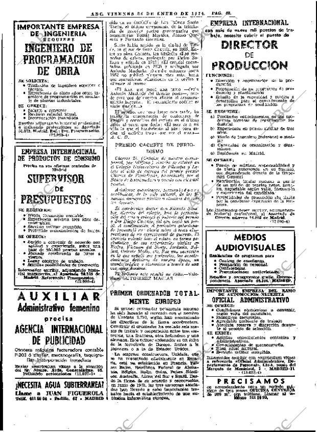 ABC MADRID 25-01-1974 página 48