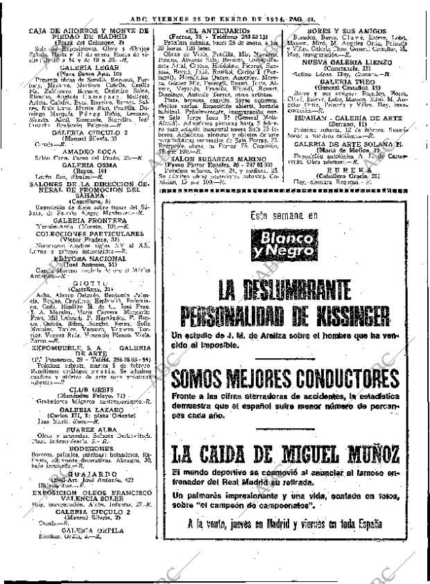 ABC MADRID 25-01-1974 página 51