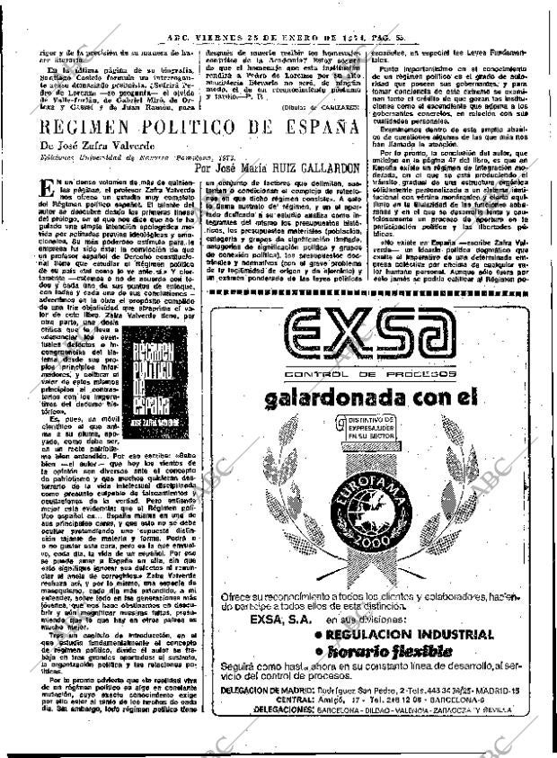 ABC MADRID 25-01-1974 página 55