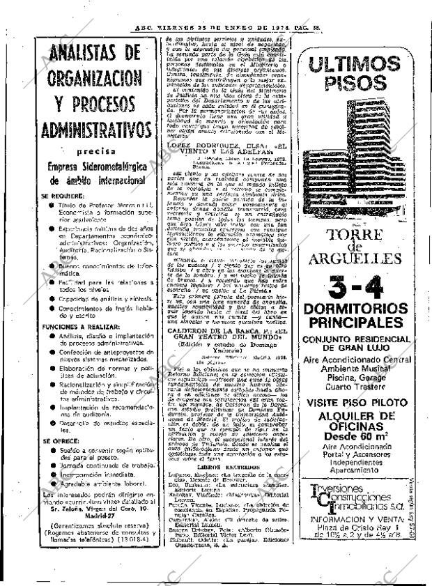 ABC MADRID 25-01-1974 página 58