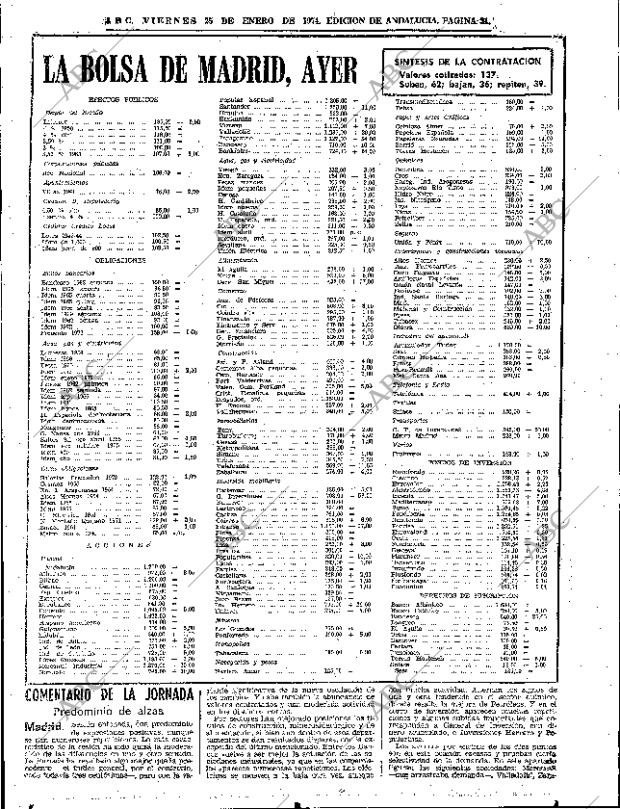 ABC SEVILLA 25-01-1974 página 31
