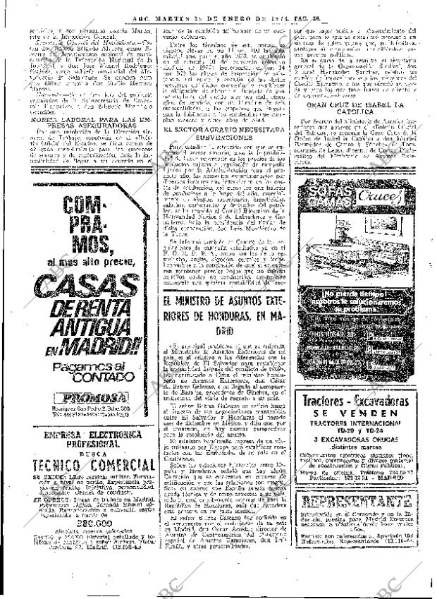 ABC MADRID 29-01-1974 página 20