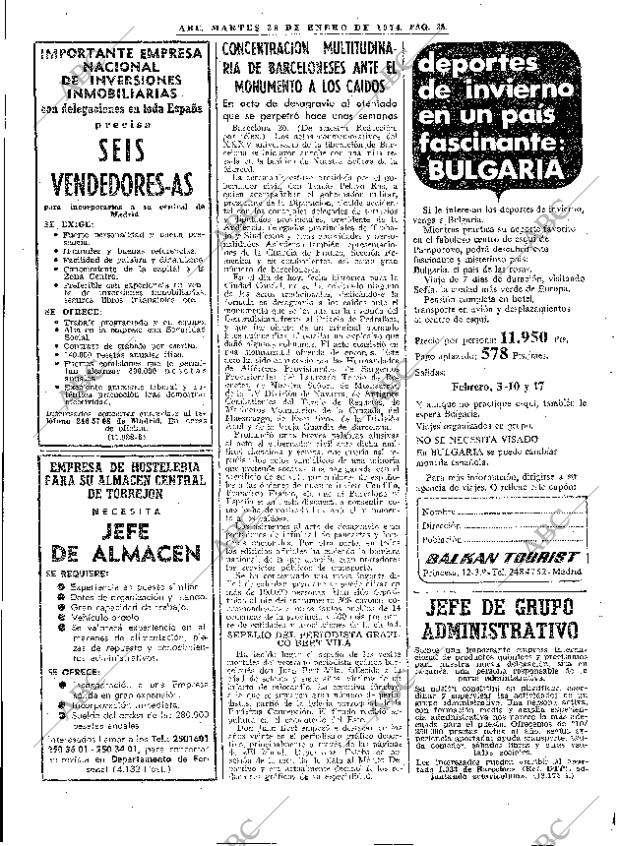 ABC MADRID 29-01-1974 página 32