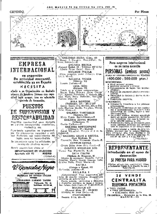 ABC MADRID 29-01-1974 página 46