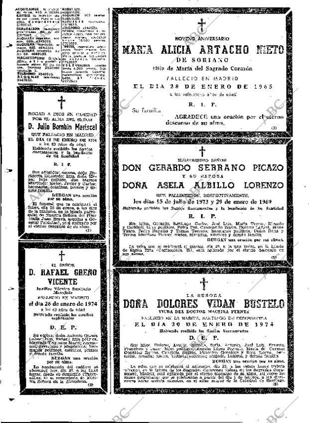 ABC MADRID 29-01-1974 página 88