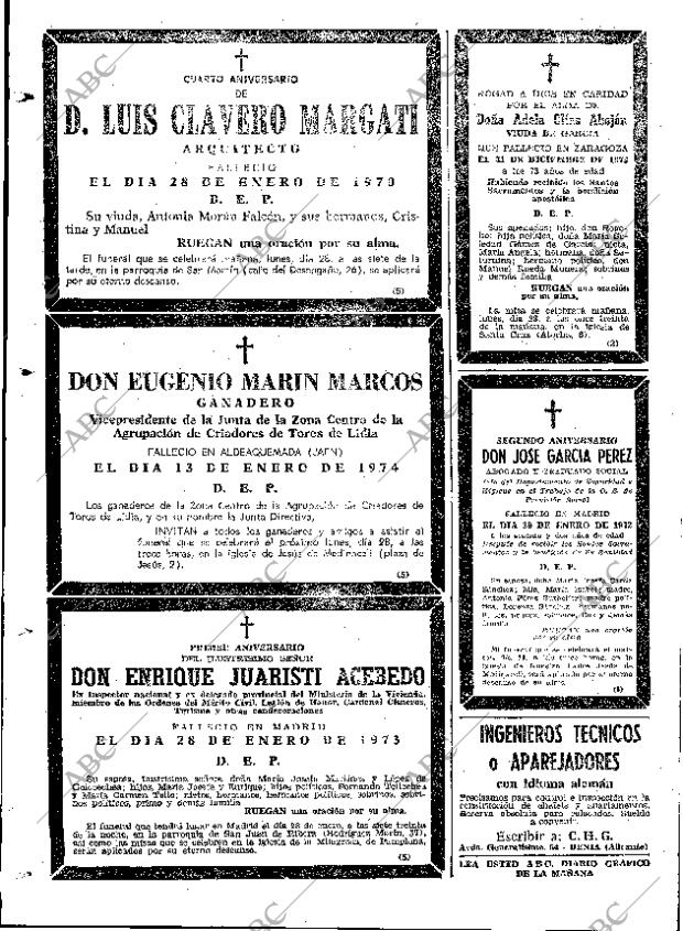 ABC MADRID 29-01-1974 página 90