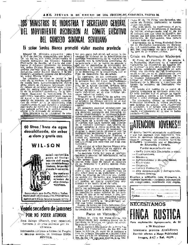 ABC SEVILLA 31-01-1974 página 24