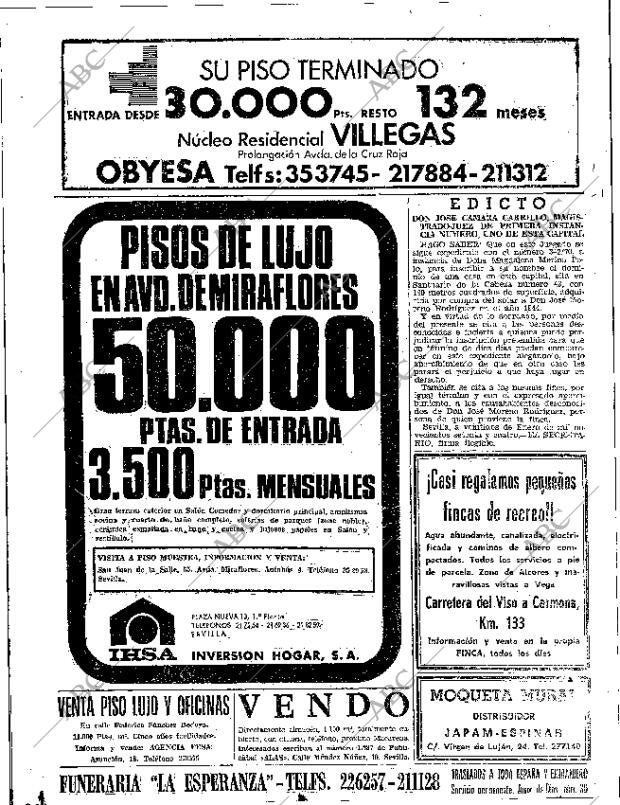 ABC SEVILLA 31-01-1974 página 60