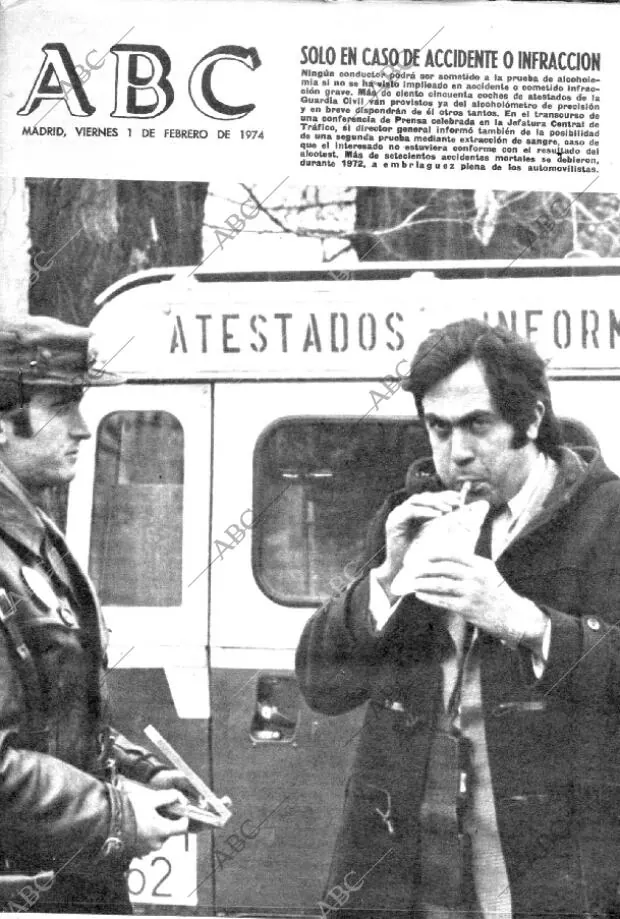 ABC MADRID 01-02-1974 página 1