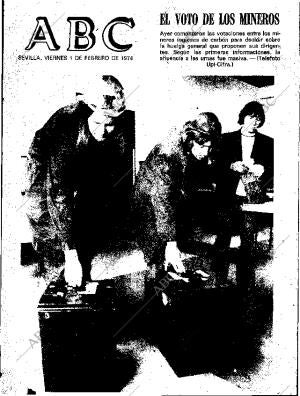 ABC SEVILLA 01-02-1974 página 1