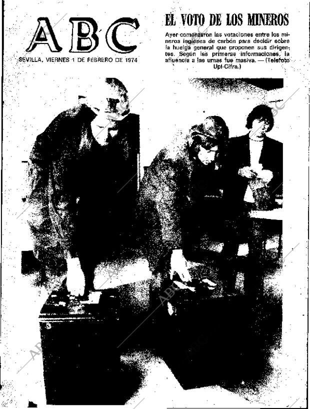 ABC SEVILLA 01-02-1974 página 1