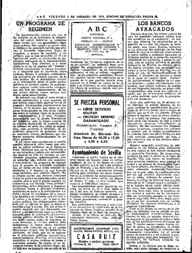 ABC SEVILLA 01-02-1974 página 25
