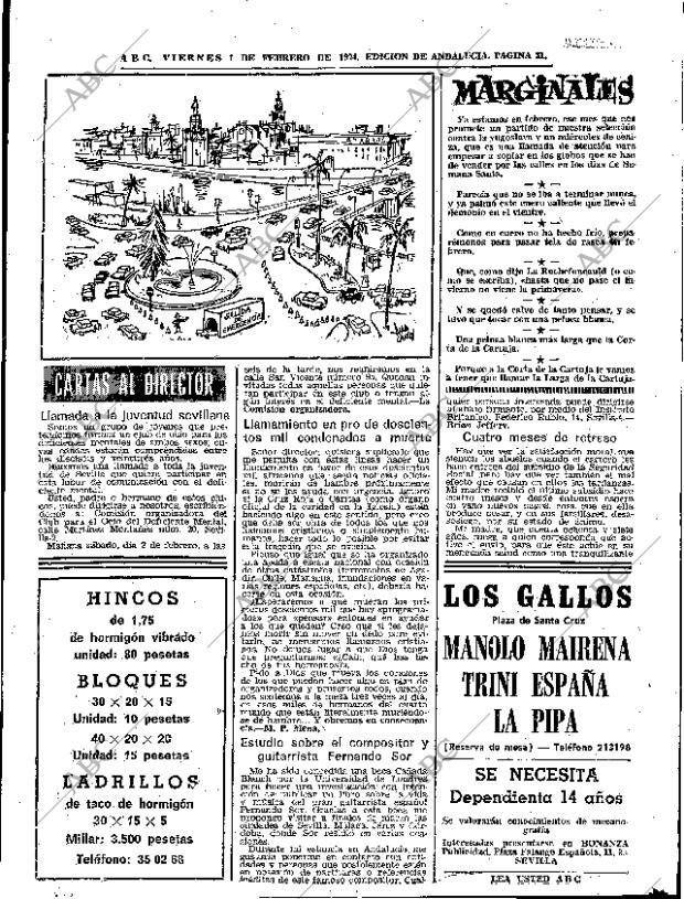 ABC SEVILLA 01-02-1974 página 31