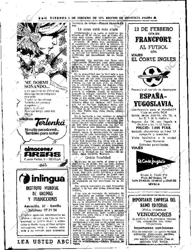 ABC SEVILLA 01-02-1974 página 32