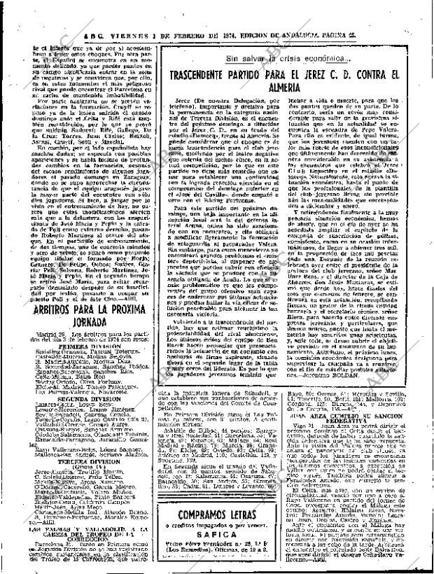 ABC SEVILLA 01-02-1974 página 45