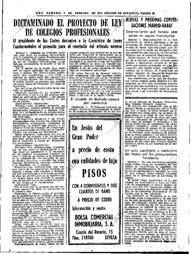 ABC SEVILLA 02-02-1974 página 19