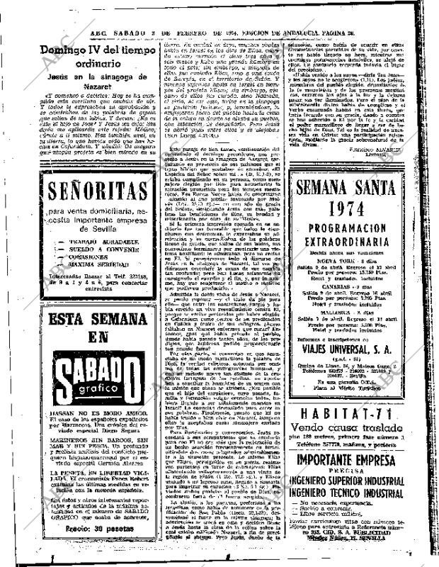 ABC SEVILLA 02-02-1974 página 26