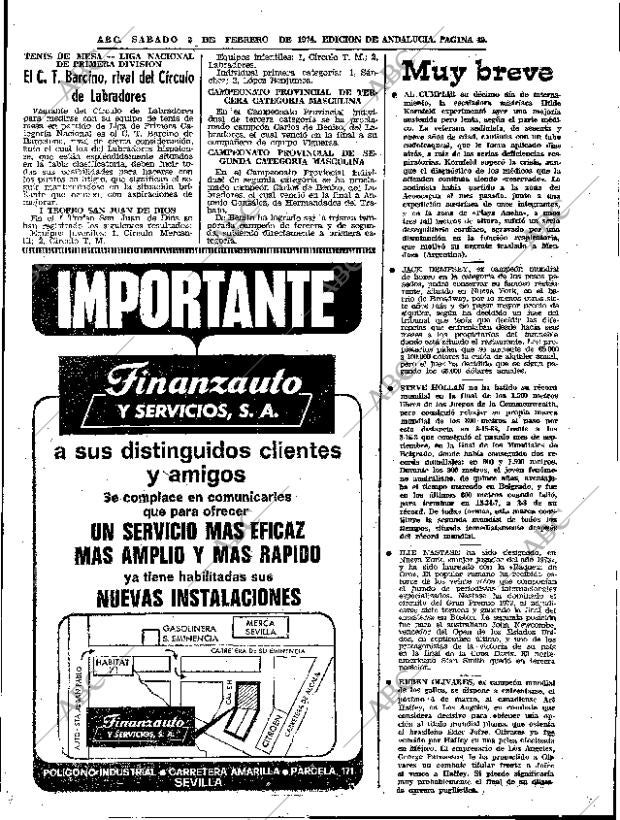 ABC SEVILLA 02-02-1974 página 49