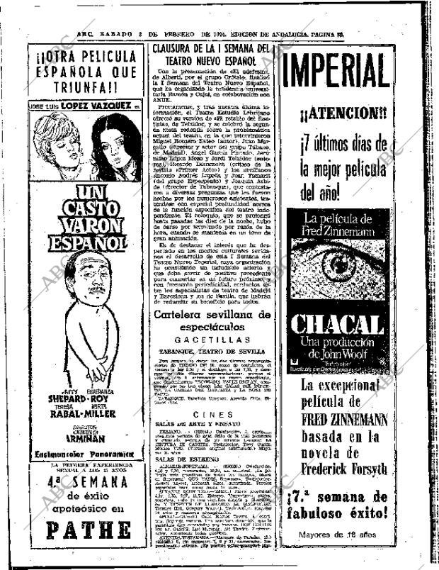 ABC SEVILLA 02-02-1974 página 52