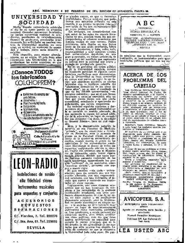 ABC SEVILLA 06-02-1974 página 35