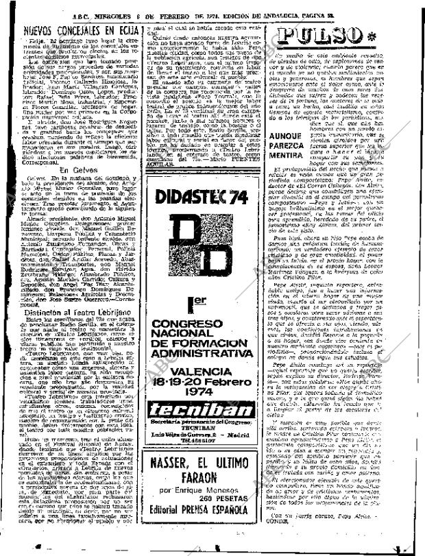 ABC SEVILLA 06-02-1974 página 53