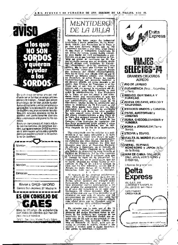 ABC MADRID 07-02-1974 página 50