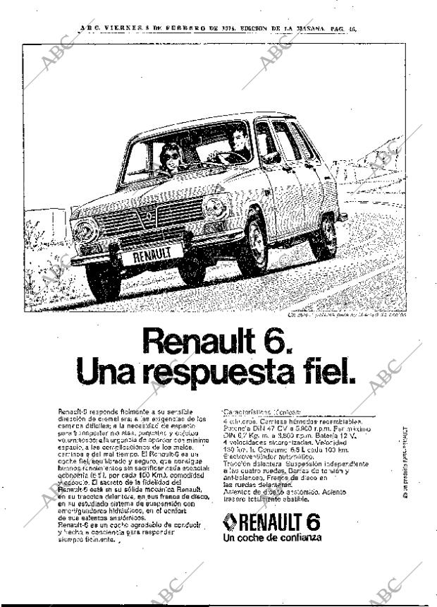 ABC MADRID 08-02-1974 página 46